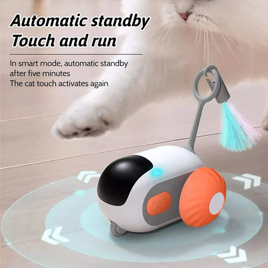 2-Mode Smart Cat Toy – Remote-Controlled Interactive Car for Cats & Dogs