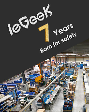 ieGeek 5MP Solar Security Camera – Wireless, 360° View, PIR Motion & Night Vision