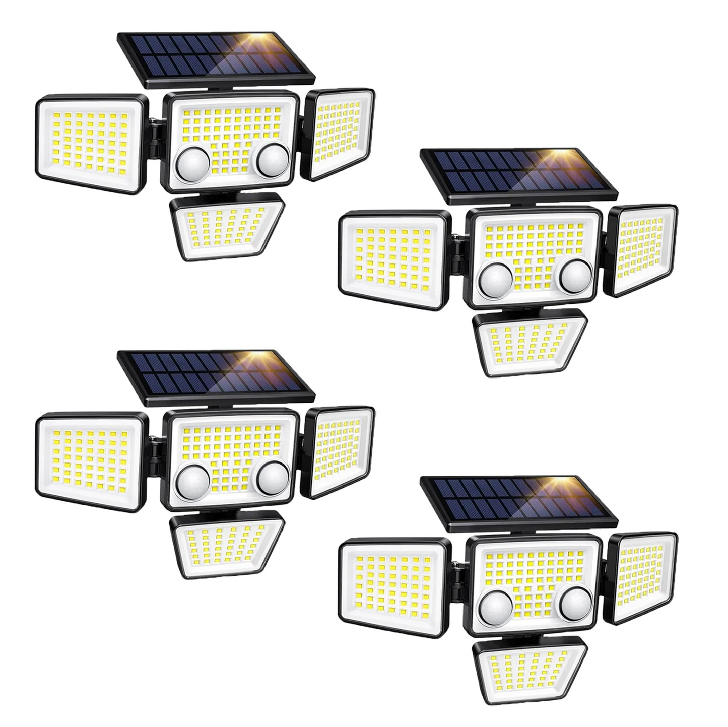 Solar Motion Sensor Lights – 3000LM Ultra-Bright Floodlights for Backyard, Patio & Yard Security