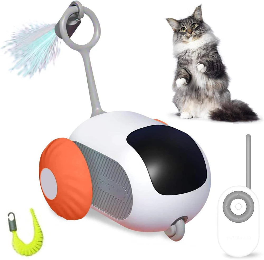2-Mode Smart Cat Toy – Remote-Controlled Interactive Car for Cats & Dogs