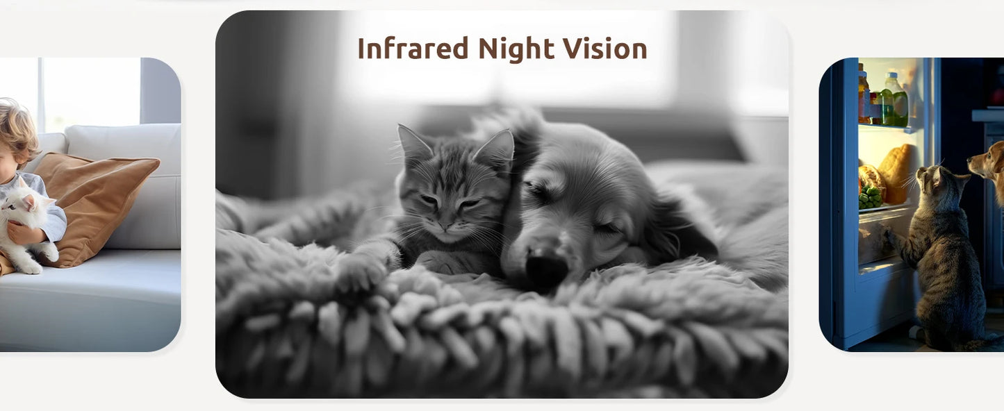 Blurams 2K Indoor Cams (2-Pack) – Smart Home Monitoring with One-Touch Calling