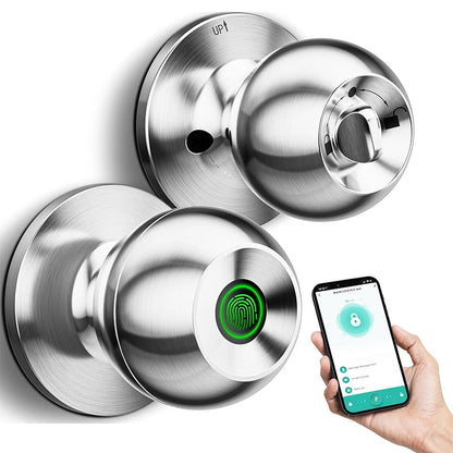 CIEPOJIET Tuya Smart Fingerprint Door Lock – Keyless Bluetooth Entry with Biometric Access & App Control