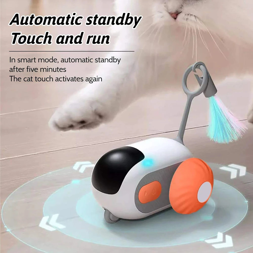 2-Mode Smart Cat Toy – Remote-Controlled Interactive Car for Cats & Dogs