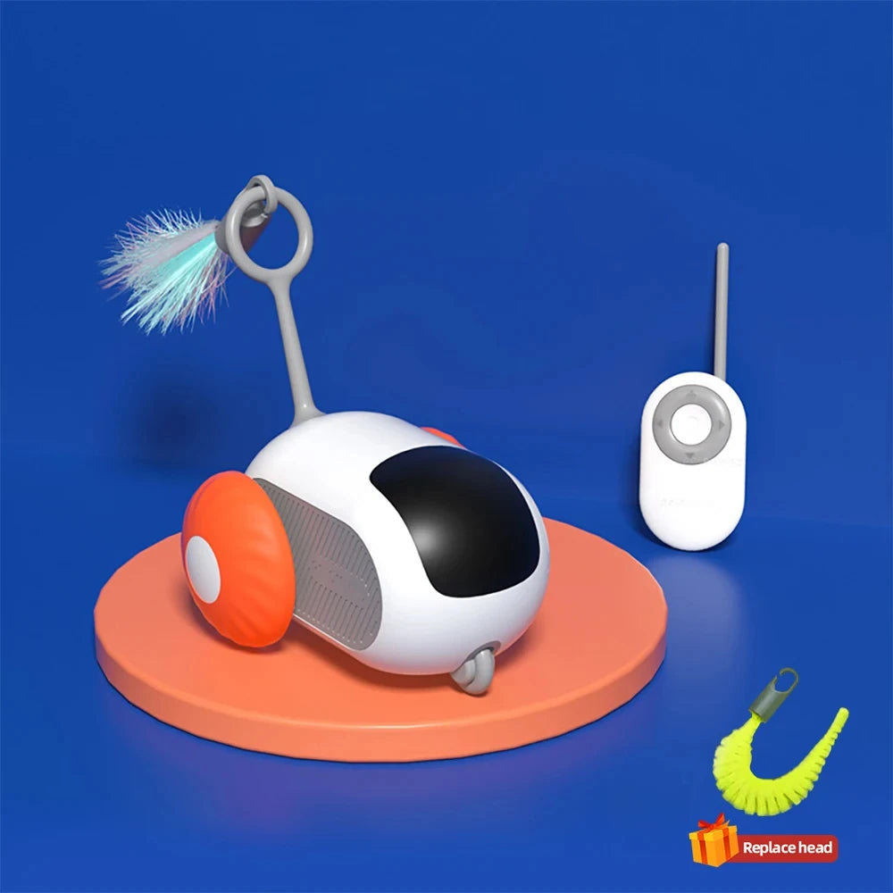 2-Mode Smart Cat Toy – Remote-Controlled Interactive Car for Cats & Dogs