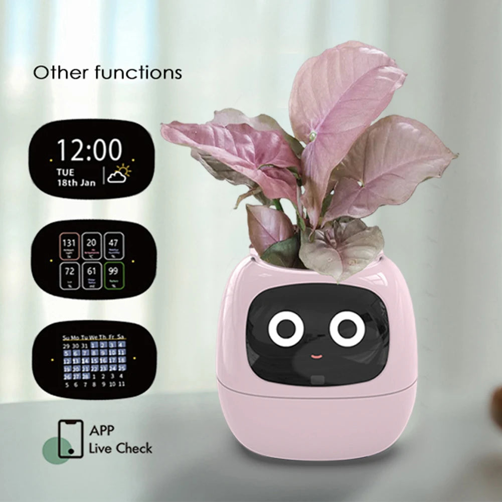 Smart Plant Pot – AI-Driven Interactive Planter with 7 Sensors & App Control