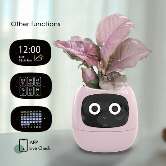 Smart Plant Pot – AI-Driven Interactive Planter with 7 Sensors & App Control
