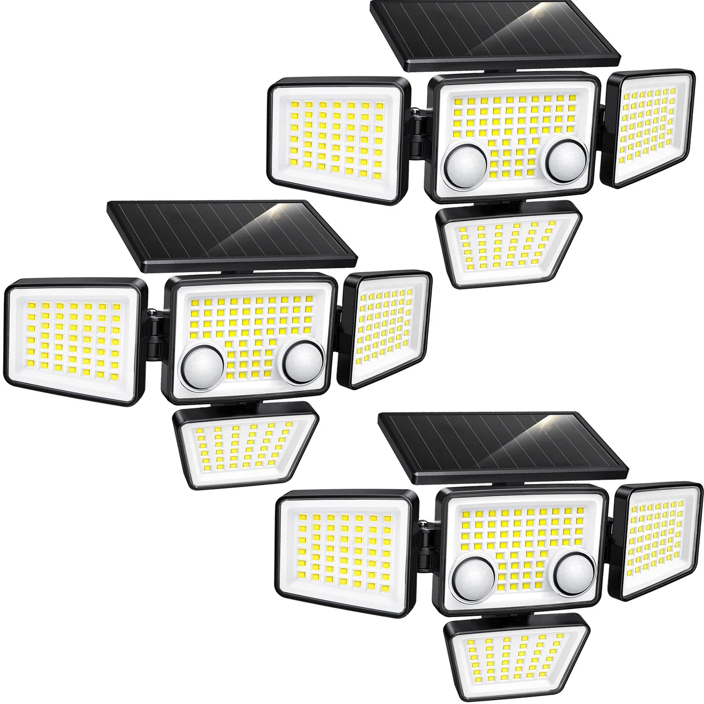 Solar Motion Sensor Lights – 3000LM Ultra-Bright Floodlights for Backyard, Patio & Yard Security