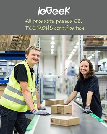 ieGeek 5MP Solar Security Camera – Wireless, 360° View, PIR Motion & Night Vision